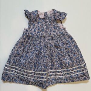 Janie and Jack floral Dress with Lace Detailing